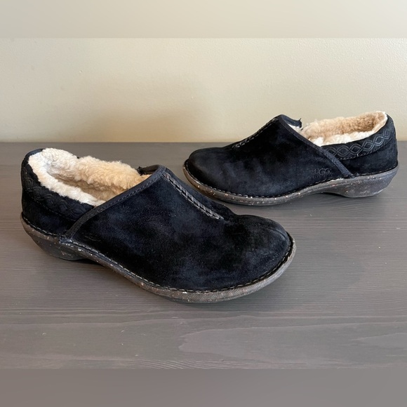UGG Betty Suede Sherpa Slip Ons - Picture 3 of 8